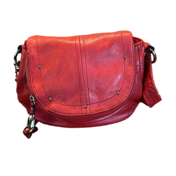b. makowsky Handbags - B. Makowsky Pebbled Leather Red Handbag or Crossbody